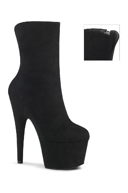 women's ankle boots with over-the-knee lookADORE-1042 Exotic Ankle Boot | Black Faux Suede women's ankle boots with over-the-knee lookADORE-1042 Exotic Ankle Boot | Black Faux Suede