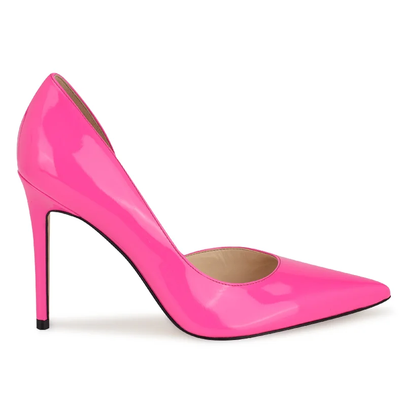 Women's snakeskin - embossed stiletto heel pumps for a bold statementFolowe d'Orsay Pointy Toe Pumps Women's snakeskin - embossed stiletto heel pumps for a bold statementFolowe d'Orsay Pointy Toe Pumps