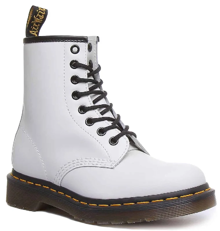 women's ankle boots for dancingDr Martens 1460 Smooth In White