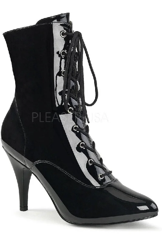 women's ankle boots with bucklesDREAM-1020 Ankle Boot | Black Patent