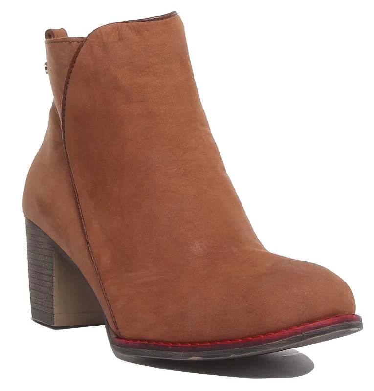 women's ankle boots with fringeJustin Reess England 6090 In Brown
