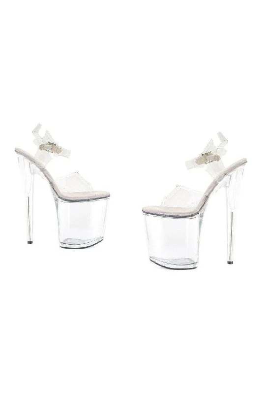 Women's Glitter Heeled Sandals with Ankle Strap and Chunky Heel in Gold for a Sparkly and Glamorous Party Look850-BROOK Platform Sandal | Clear Vinyl Women's Glitter Heeled Sandals with Ankle Strap and Chunky Heel in Gold for a Sparkly and Glamorous Party Look850-BROOK Platform Sandal | Clear Vinyl