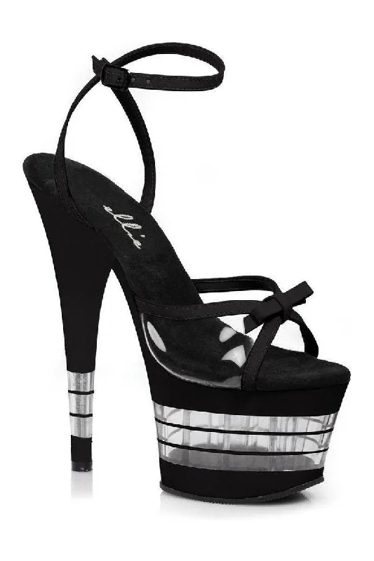Women's Strappy Heeled Sandals with Ankle Strap in Nude for a Chic and Versatile Look709-DEGREE Platform Sandal | Clear Vinyl Women's Strappy Heeled Sandals with Ankle Strap in Nude for a Chic and Versatile Look709-DEGREE Platform Sandal | Clear Vinyl