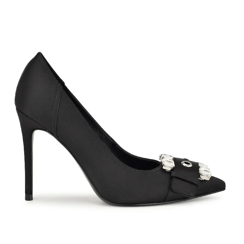 Women's water - resistant stiletto heel pumps for unexpected situationsFulu Embellished Dress Pumps Women's water - resistant stiletto heel pumps for unexpected situationsFulu Embellished Dress Pumps