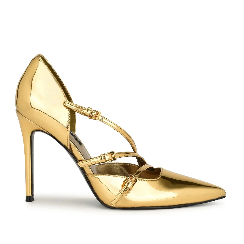 Women's brocade stiletto heel pumps with a vintage feelFilma Pointy Toe Pumps