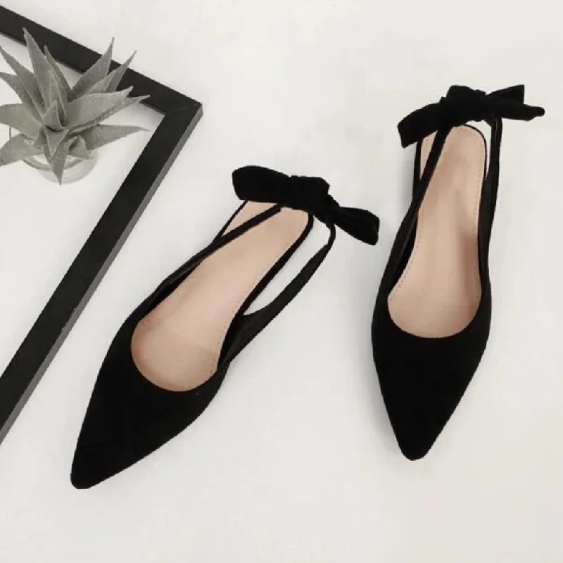 Women's hypoallergenic stiletto heel pumps for sensitive skinSuede Knot Pointed Sandal Mule Women's hypoallergenic stiletto heel pumps for sensitive skinSuede Knot Pointed Sandal Mule