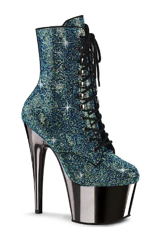 women's ankle boots for casual wearADORE-1020CHRS Ankle Boot | Turquoise Faux Suede women's ankle boots for casual wearADORE-1020CHRS Ankle Boot | Turquoise Faux Suede