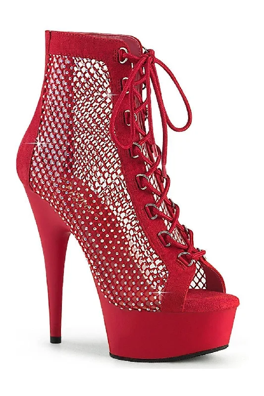 women's ankle boots with adjustable strapsDELIGHT-600-33RM Ankle Boot | Red Faux Suede women's ankle boots with adjustable strapsDELIGHT-600-33RM Ankle Boot | Red Faux Suede