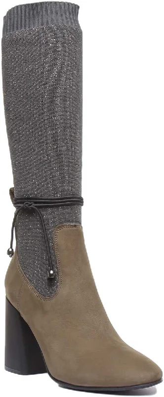 women's ankle boots with hidden wedgeJustin Reess England Holly In Olive