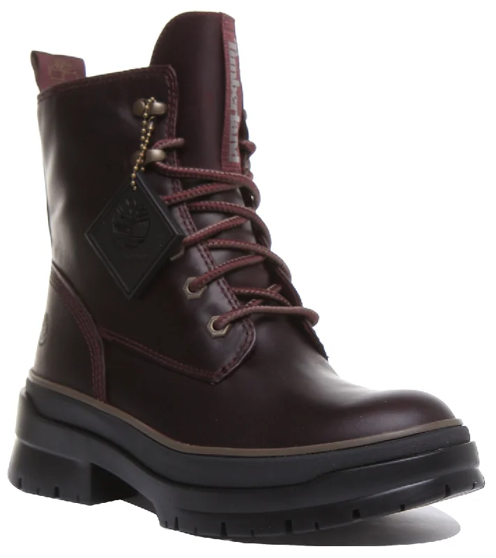 women's ankle boots with perforationsTimberland A2F7G Malynn Mid Lace Up Boot In Burgundy For Women women's ankle boots with perforationsTimberland A2F7G Malynn Mid Lace Up Boot In Burgundy For Women