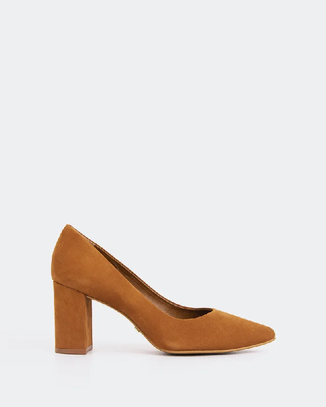 Women's teal stiletto heel pumps for a unique and modern lookPeony Chestnut Nubuck