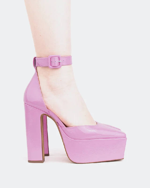 Women's water - resistant stiletto heel pumps for unexpected situationsStory Pink Naplack/Naplack Rose Women's water - resistant stiletto heel pumps for unexpected situationsStory Pink Naplack/Naplack Rose