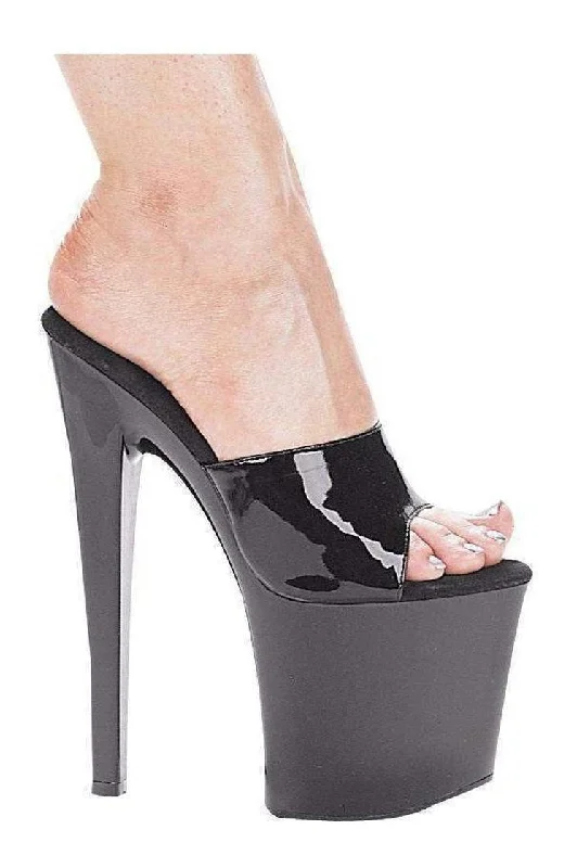 Women's Patent Leather Heeled Sandals with Bow Detail in Pink for a Sweet and Girly Summer Look821-VANITY Platform Slide | Black Patent Women's Patent Leather Heeled Sandals with Bow Detail in Pink for a Sweet and Girly Summer Look821-VANITY Platform Slide | Black Patent