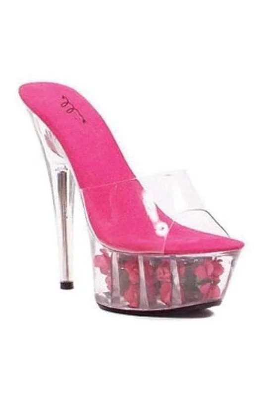 Women's Platform Heeled Sandals with Open Toe in Black for a Stylish and Comfortable Summer Pair609-ROSES Platform Sandal | Clear Vinyl Women's Platform Heeled Sandals with Open Toe in Black for a Stylish and Comfortable Summer Pair609-ROSES Platform Sandal | Clear Vinyl