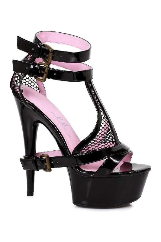 Women's Floral - Embroidered Heeled Sandals with Stiletto Heel in Multicolor for a Vibrant and Eye - Catching Outfit609-LEVI Platform Sandal | Black Patent Women's Floral - Embroidered Heeled Sandals with Stiletto Heel in Multicolor for a Vibrant and Eye - Catching Outfit609-LEVI Platform Sandal | Black Patent