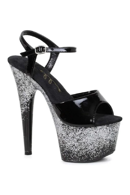 Women's Beaded Heeled Sandals with Strappy Design in White for a Romantic and Feminine Wedding Guest Outfit709-CARI Platform Sandal | Clear Vinyl Women's Beaded Heeled Sandals with Strappy Design in White for a Romantic and Feminine Wedding Guest Outfit709-CARI Platform Sandal | Clear Vinyl