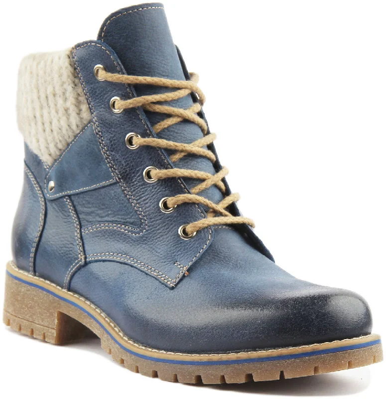 women's ankle boots for workJustin Reess England Sophia In Blue