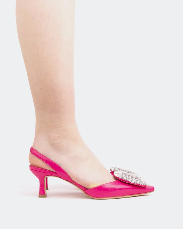 Women's shock - absorbing stiletto heel pumps for all - day wearReale, Pink Leather/Cuir Rose Women's shock - absorbing stiletto heel pumps for all - day wearReale, Pink Leather/Cuir Rose