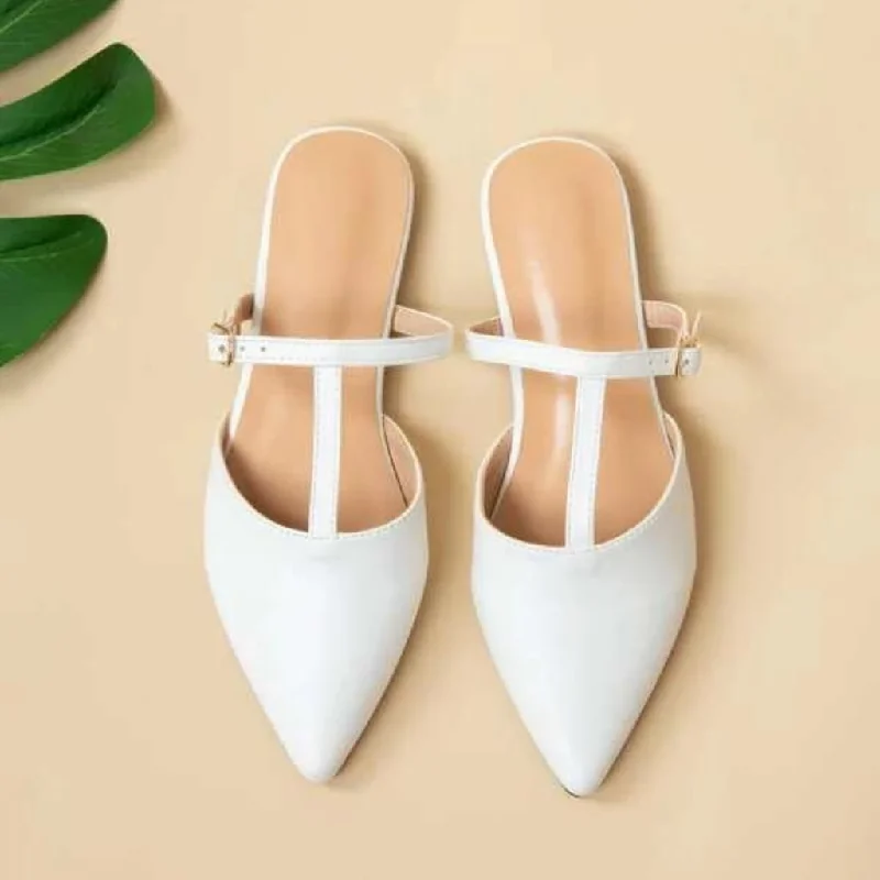 Women's lavender stiletto heel pumps for a delicate styleT-Strap Pointed Sandal Mule Women's lavender stiletto heel pumps for a delicate styleT-Strap Pointed Sandal Mule