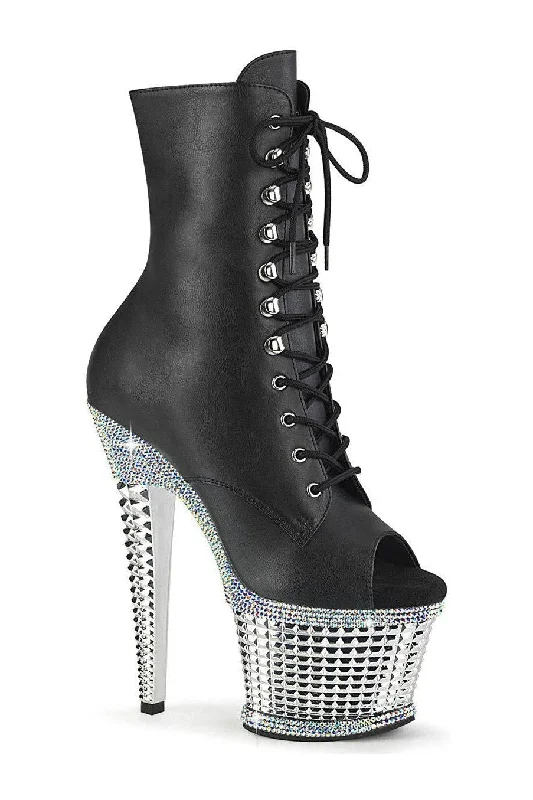 women's ankle boots with sock designSPECTATOR-1021RS Ankle Boot | Black Faux Leather women's ankle boots with sock designSPECTATOR-1021RS Ankle Boot | Black Faux Leather