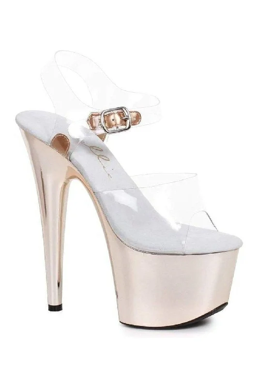 Plus Size Women's Chunky Heeled Sandals with T - Strap in Olive Green for a Practical and Fashionable Option709-BRIA Platform Sandal | Clear Vinyl Plus Size Women's Chunky Heeled Sandals with T - Strap in Olive Green for a Practical and Fashionable Option709-BRIA Platform Sandal | Clear Vinyl