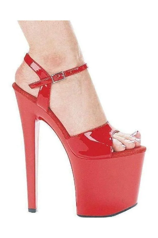 Women's Strap - Up Heeled Sandals with Rhinestone - Encrusted Strap in Purple for a Luxurious and Statement - Making Pair821-JULIET Platform Sandal | RED Patent Women's Strap - Up Heeled Sandals with Rhinestone - Encrusted Strap in Purple for a Luxurious and Statement - Making Pair821-JULIET Platform Sandal | RED Patent