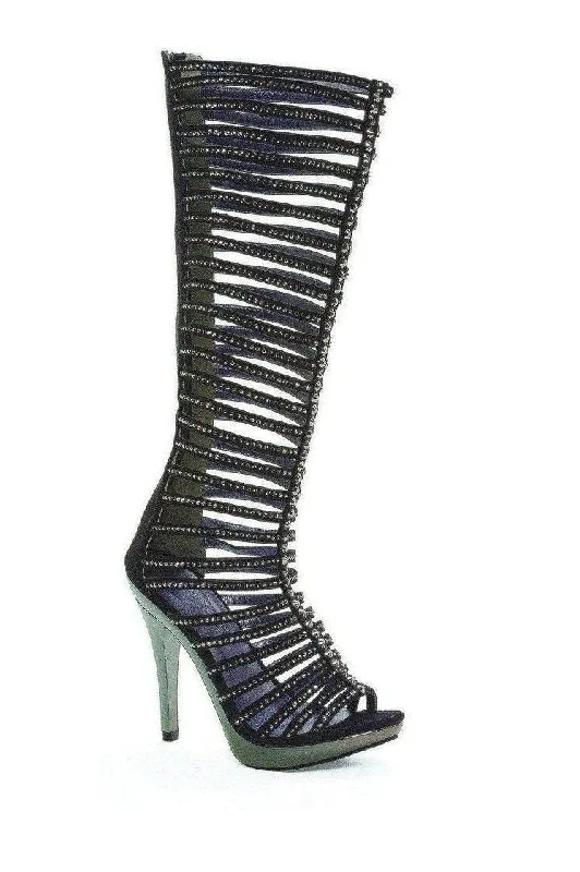 Women's Beaded Heeled Sandals with Strappy Design in White for a Romantic and Feminine Wedding Guest OutfitM-STELLA Platform Sandal | Black Faux Leather Women's Beaded Heeled Sandals with Strappy Design in White for a Romantic and Feminine Wedding Guest OutfitM-STELLA Platform Sandal | Black Faux Leather