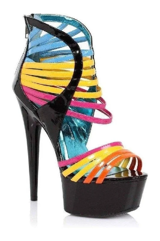 Women's Embroidered Heeled Sandals with Wedge Heel and Open Back in Cream for a Bohemian and Relaxed Summer Outfit609-SUNKISS Platform Sandal | Multi-Color Patent Women's Embroidered Heeled Sandals with Wedge Heel and Open Back in Cream for a Bohemian and Relaxed Summer Outfit609-SUNKISS Platform Sandal | Multi-Color Patent