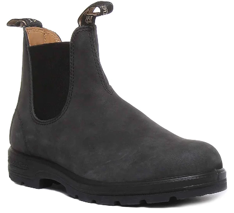 women's ankle boots with velvetBlundstone 587 In Black
