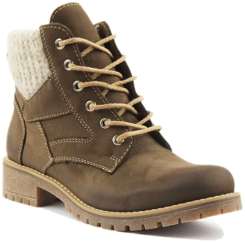 women's platform ankle bootsJustin Reess England Sophia In Olive