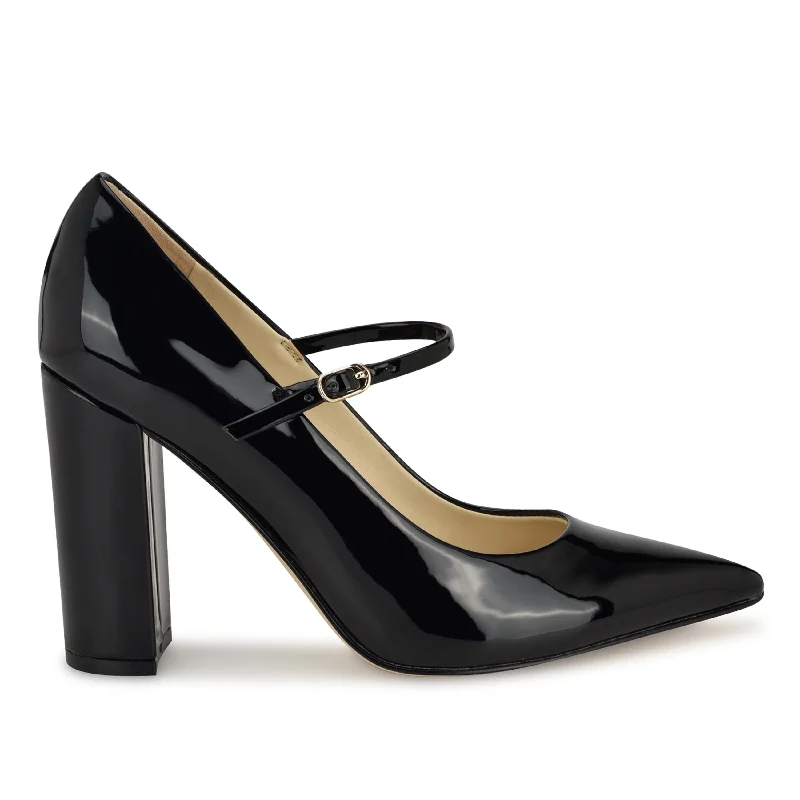 Women's forest green stiletto heel pumps for a nature - inspired lookCarlien Mary Jane Pumps