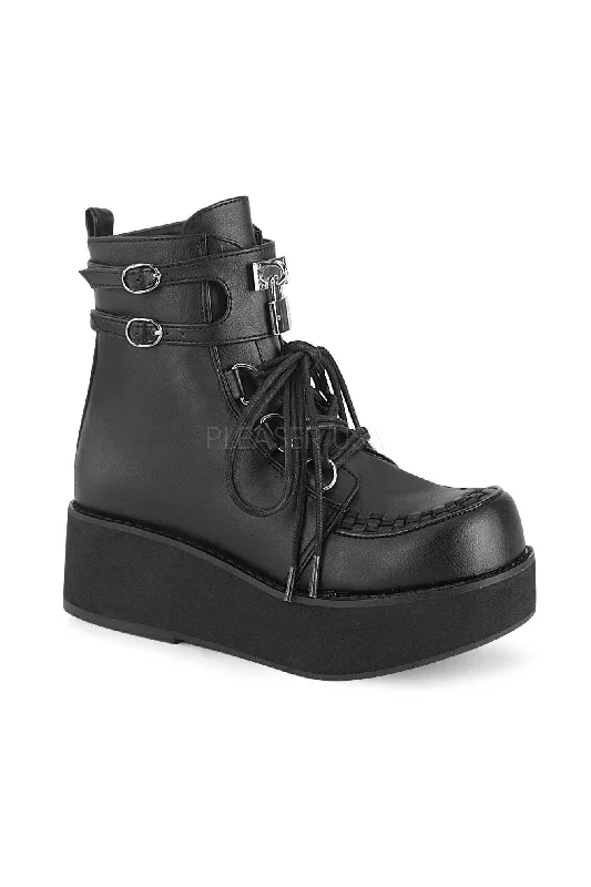 women's combat ankle bootsSPRITE-70 Demonia Ankle Boot