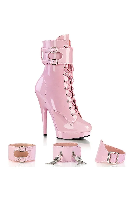 suede ankle boots for womenSULTRY-1023 Ankle Boot | Pink Patent