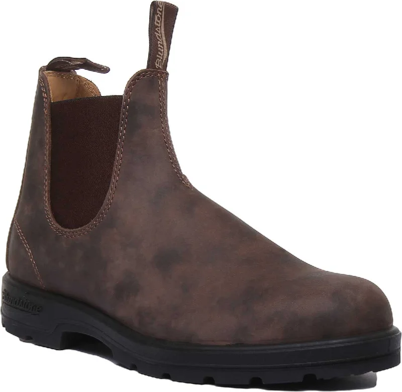 women's ankle boots with metallic finishBlundstone 585 In Rust
