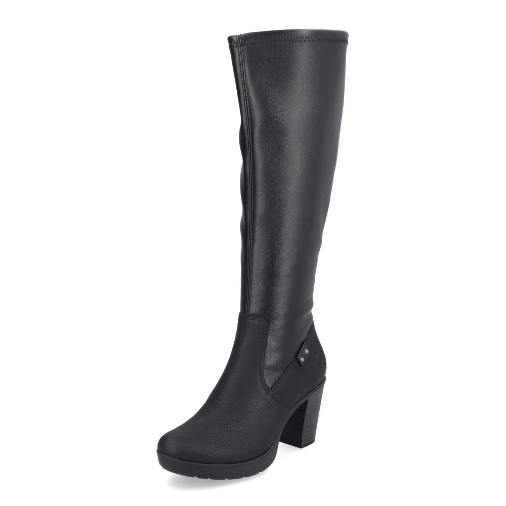 Women's platform - sole fashion & dress shoes with a chunky heel and a platform for added height Rieker Y2253-00