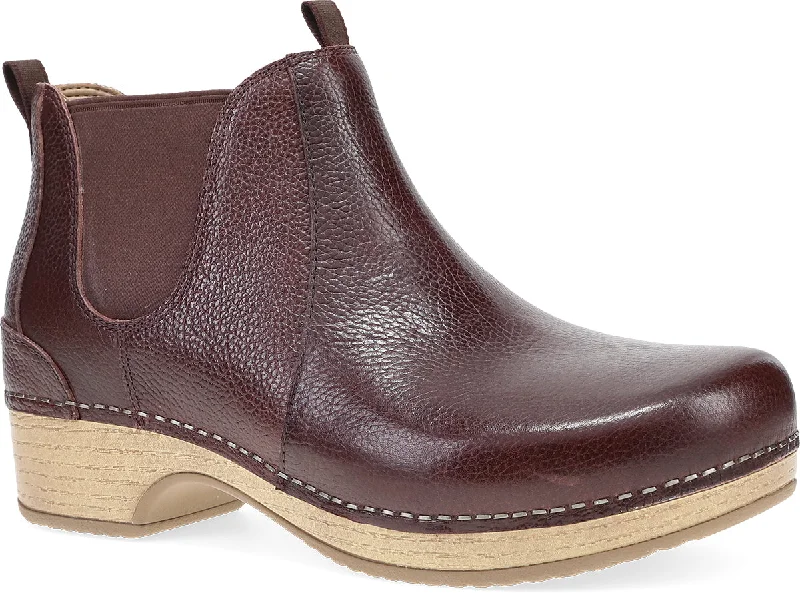 Women's backless fashion & dress shoes with a block - heel for a trendy and comfortable option DANSKO BECKA CORDOVAN Women's backless fashion & dress shoes with a block - heel for a trendy and comfortable option DANSKO BECKA CORDOVAN