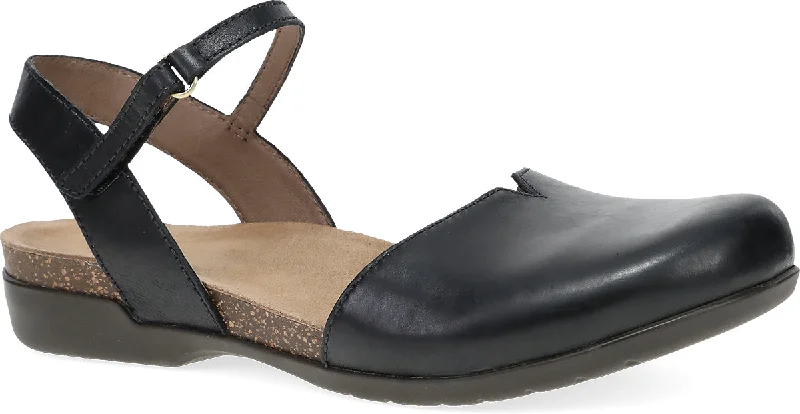 Women's satin peep - toe fashion & dress shoes in a nude color for a bridal look DANSKO ROWAN BLACK WAXY Women's satin peep - toe fashion & dress shoes in a nude color for a bridal look DANSKO ROWAN BLACK WAXY