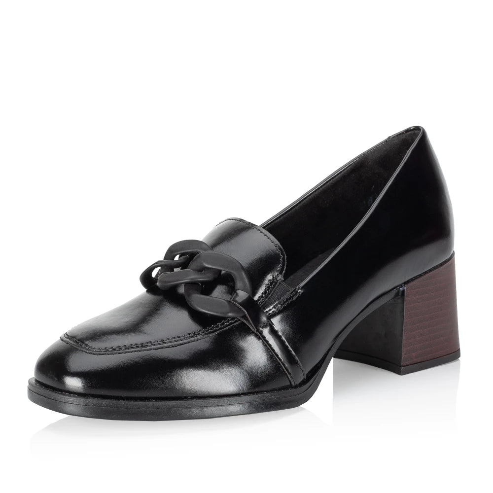 Women's high - heeled patent leather fashion & dress shoes with rhinestones Remonte D0V00-01 Women's high - heeled patent leather fashion & dress shoes with rhinestones Remonte D0V00-01