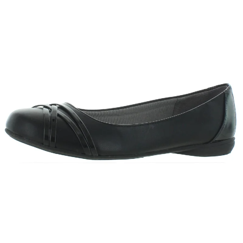 Women's Patent Leather Ballet Flats with Bow Detail in Black for a Classic Look LifeStride Womens Aliza Faux Leather Slip On Ballet Flats Women's Patent Leather Ballet Flats with Bow Detail in Black for a Classic Look LifeStride Womens Aliza Faux Leather Slip On Ballet Flats
