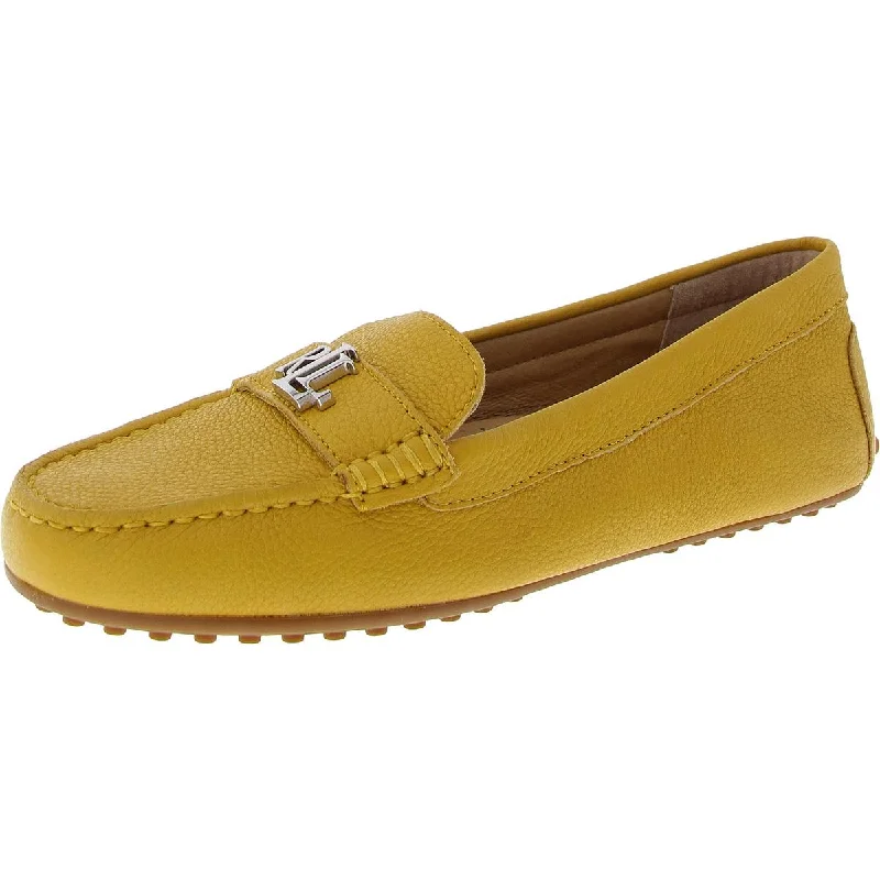 Yellow Luxe Pebble Leather