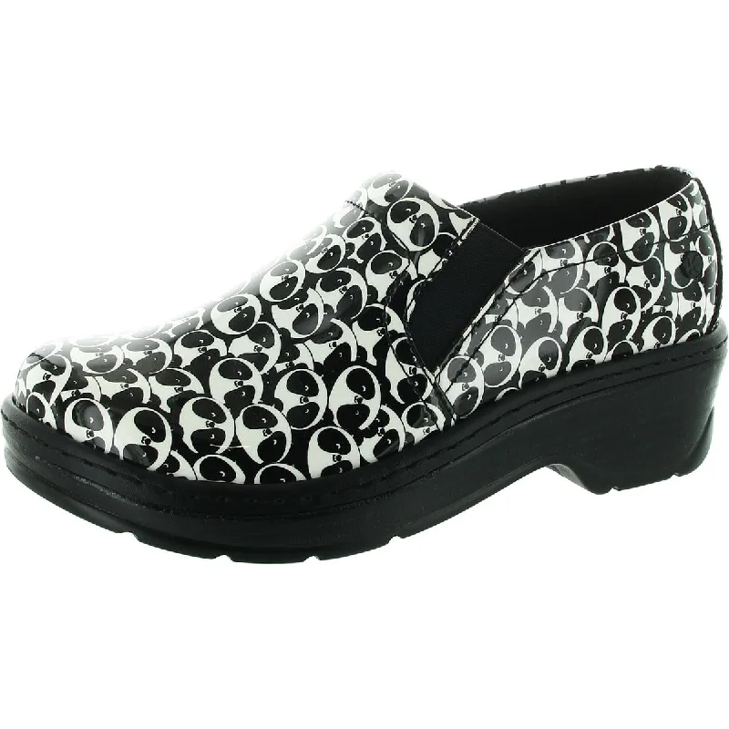 Panda Print Patent Leather