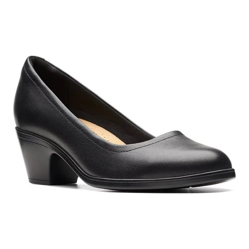 Women's peep - toe fashion & dress shoes with a floral - printed fabric for a feminine touch Clarks Emily2 Ruby Blk Medium and Wide 26174882 Women's peep - toe fashion & dress shoes with a floral - printed fabric for a feminine touch Clarks Emily2 Ruby Blk Medium and Wide 26174882