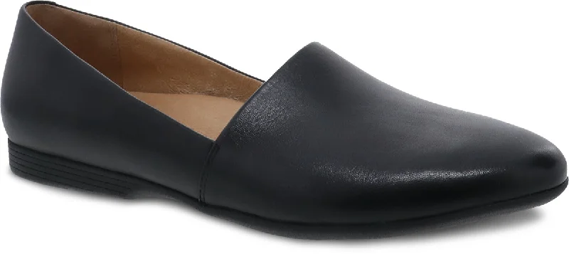 Women's metallic - finish fashion & dress shoes with a stiletto heel for a glamorous night out DANSKO LARISA BLACK Women's metallic - finish fashion & dress shoes with a stiletto heel for a glamorous night out DANSKO LARISA BLACK