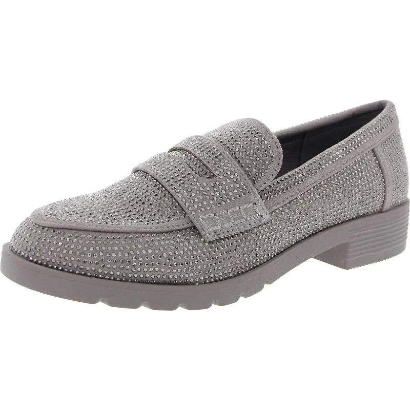 Women's Glitter - Embellished Ballet Flats in Silver for a Sparkly Party Look Kenneth Cole Reaction Womens Embellished Faux Suede Loafers Women's Glitter - Embellished Ballet Flats in Silver for a Sparkly Party Look Kenneth Cole Reaction Womens Embellished Faux Suede Loafers