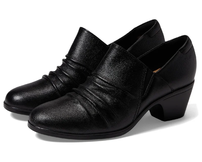 Women's lace - up fashion & dress shoes with a high - heel and a cut - out design for a modern aesthetic Clarks Emily2 Cove 75029