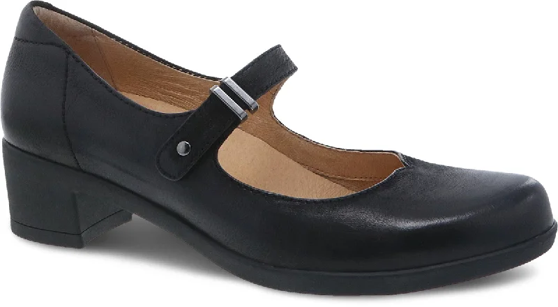 Women's high - heeled patent leather fashion & dress shoes with rhinestones DANSKO CALLISTA BLACK Women's high - heeled patent leather fashion & dress shoes with rhinestones DANSKO CALLISTA BLACK