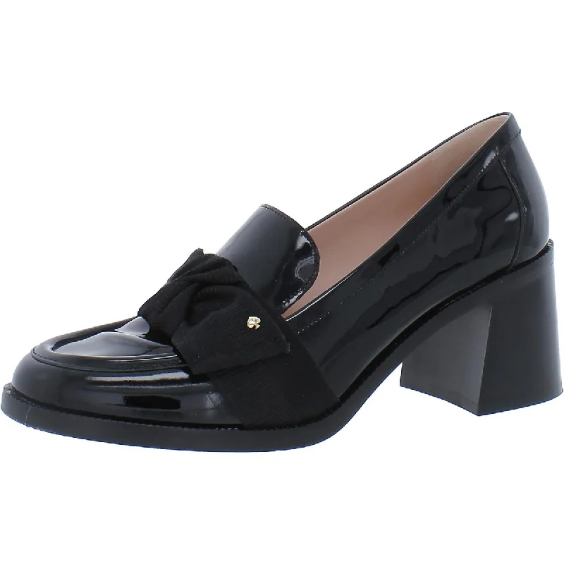 Women's Bow - Embellished Ballet Flats with a Platform Sole in Red for Added Height Kate Spade New York Womens LEANDRA Block Heel Leather Loafers Women's Bow - Embellished Ballet Flats with a Platform Sole in Red for Added Height Kate Spade New York Womens LEANDRA Block Heel Leather Loafers