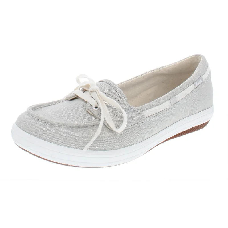 Women's Embroidered Floral Pattern Ballet Flats in White for a Spring - Inspired Outfit Keds Womens Glimmer Canvas Slip On Boat Shoes Women's Embroidered Floral Pattern Ballet Flats in White for a Spring - Inspired Outfit Keds Womens Glimmer Canvas Slip On Boat Shoes