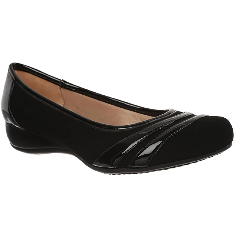 Women's Patent Leather Ballet Flats with Bow Detail in Black for a Classic Look LifeStride Womens Delight Slip On Flat Ballet Flats Women's Patent Leather Ballet Flats with Bow Detail in Black for a Classic Look LifeStride Womens Delight Slip On Flat Ballet Flats