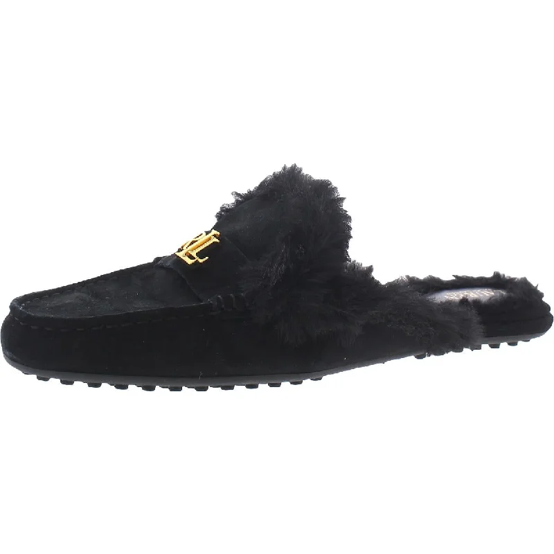 Women's Cashmere - Lined Ballet Flats in Burgundy for Warmth in Cold Weather Lauren Ralph Lauren Womens Savanah Kidsuede Slip On Mules Women's Cashmere - Lined Ballet Flats in Burgundy for Warmth in Cold Weather Lauren Ralph Lauren Womens Savanah Kidsuede Slip On Mules